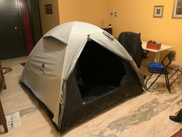 The tent in its glory